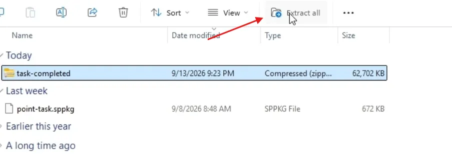 Extracting the GIF pack
