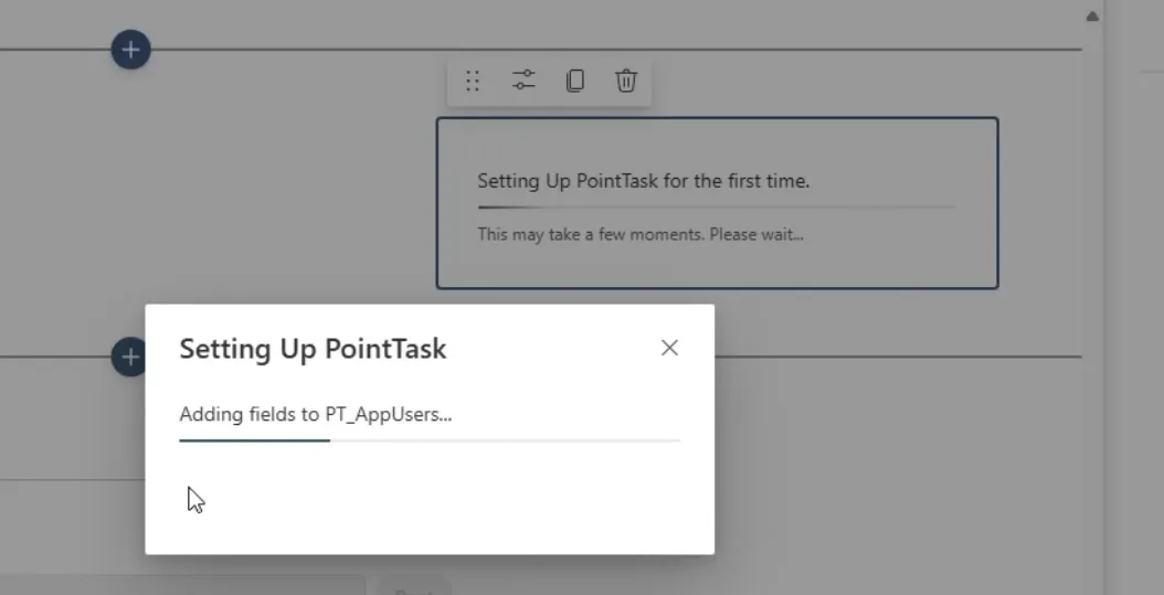 Setting up PointTask